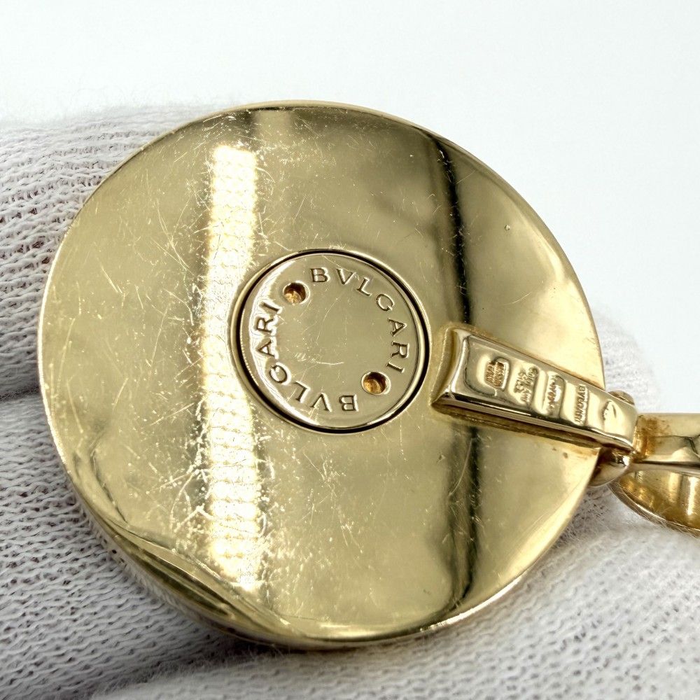 Bvlgari Pendant Optical 18k YG Gold White Shell — view 7