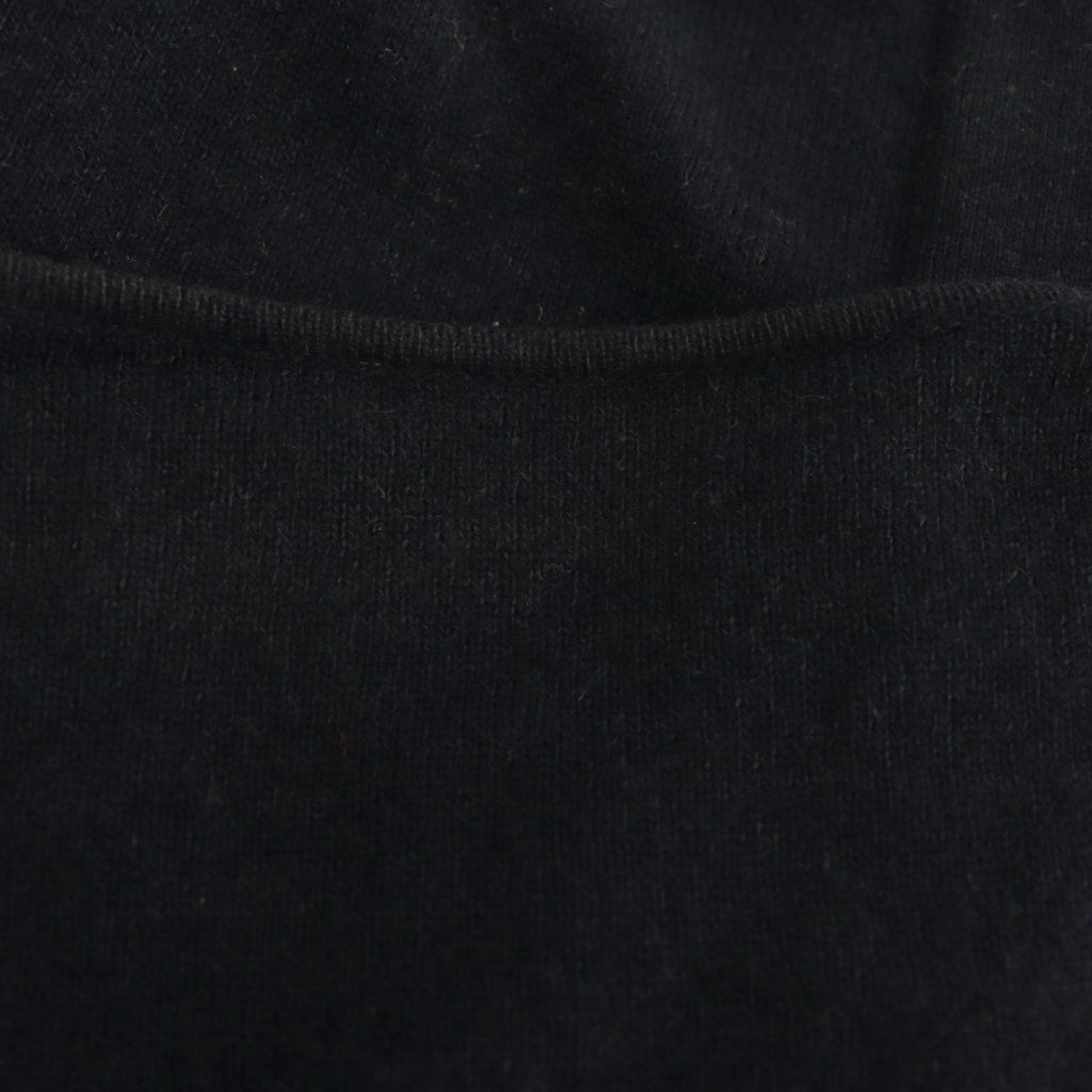 Bottega Veneta Cashmere Cotton Knit Cardigan Long Sleeve Neck Zip Up 44 Navy DO — view 9