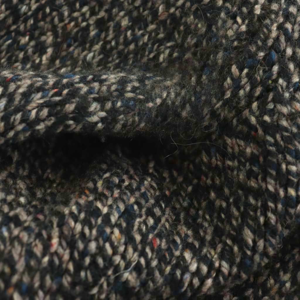 Bottega Veneta Shawl Cashmere Wool Pullover Knit Sweater Long Sleeve 44 Black — view 7
