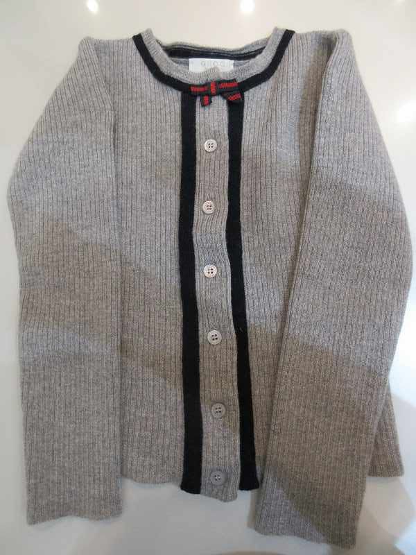 Gucci Top Cardigan Gray 36 — view 5