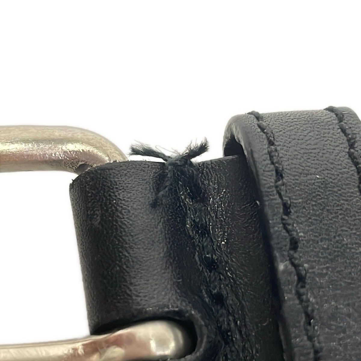 Prada Sport Belt 80 32 Black Leather — view 6