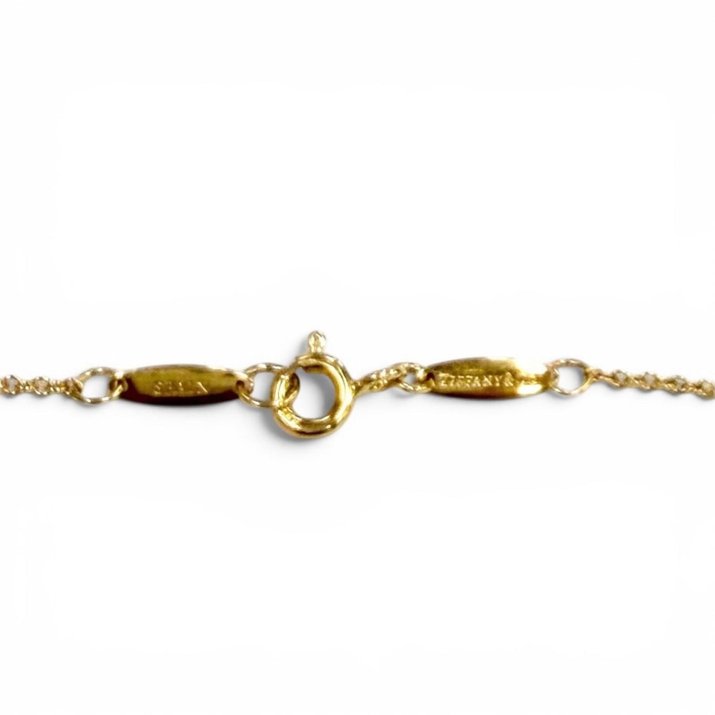 Tiffany & Co Elsa Peretti by the Yard Diamond Necklace Pink Gold — view 7