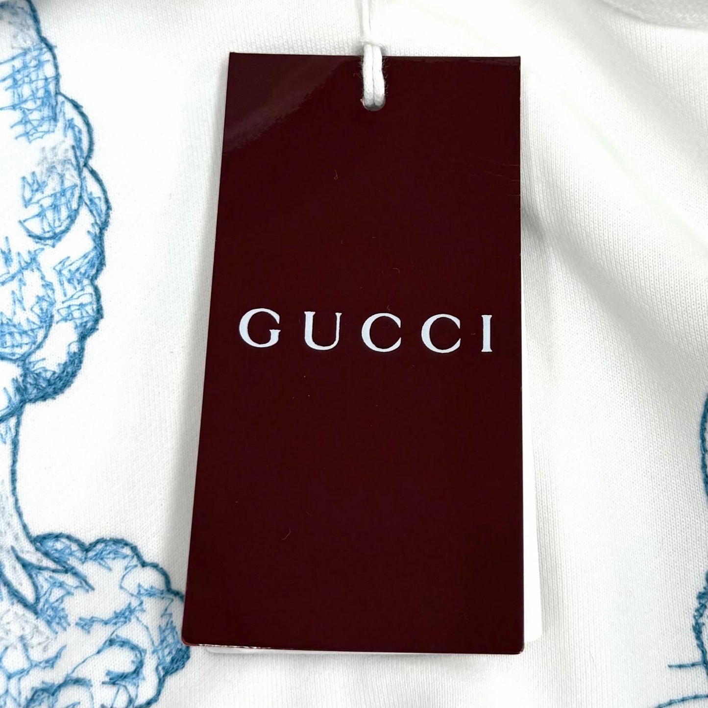 Gucci Higuchi Yuko Cotton 100% Cat Interlocking Hoodie White — view 9