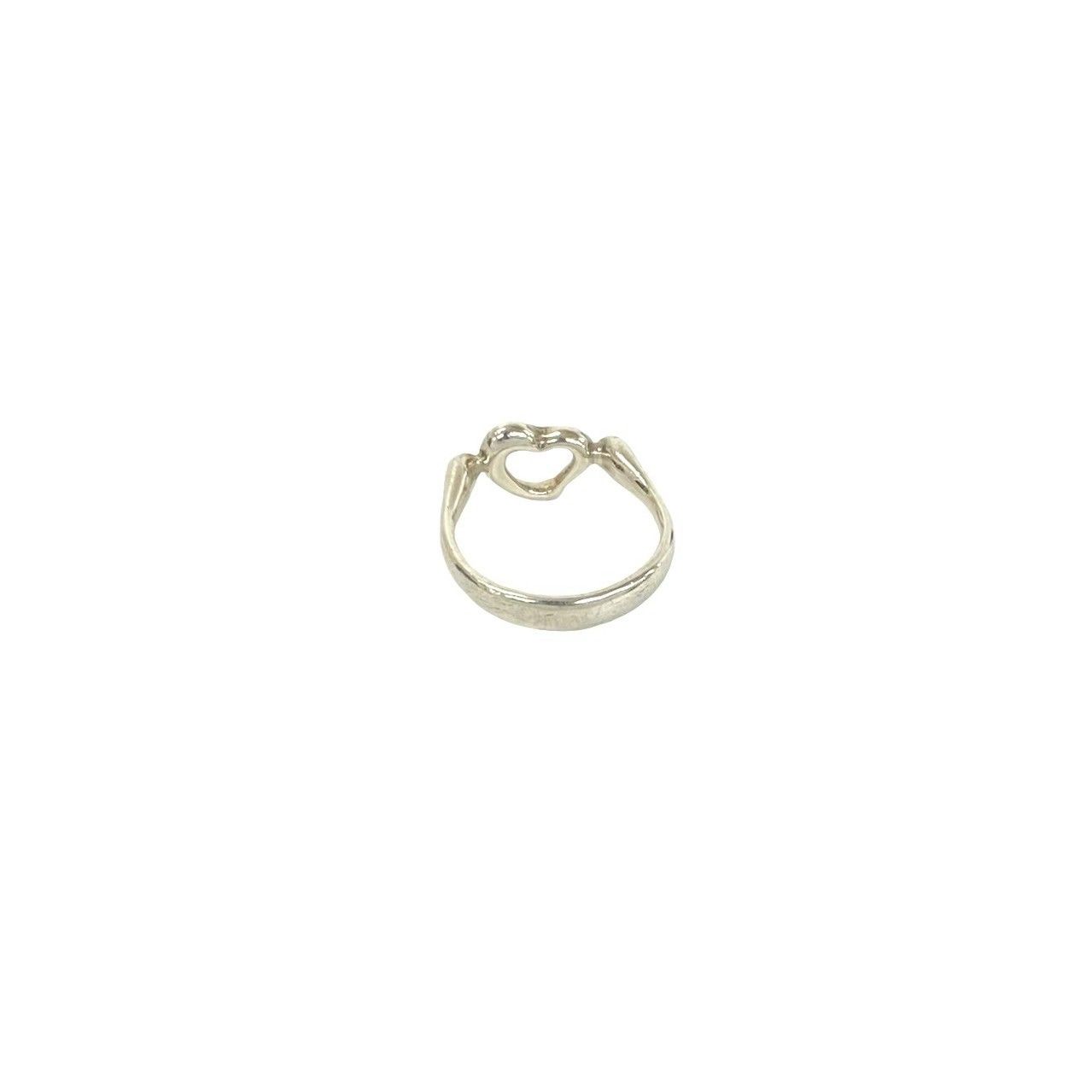 Tiffany & Co Open Heart Ring 925 Sterling Silver No 6 — view 6