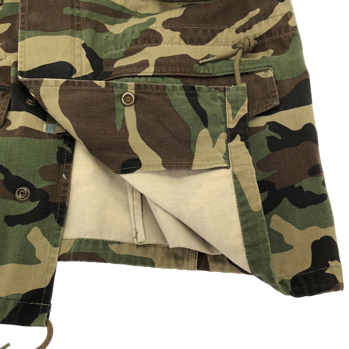Saint Laurent Paris Love Patch Military Jacket Khaki — view 6