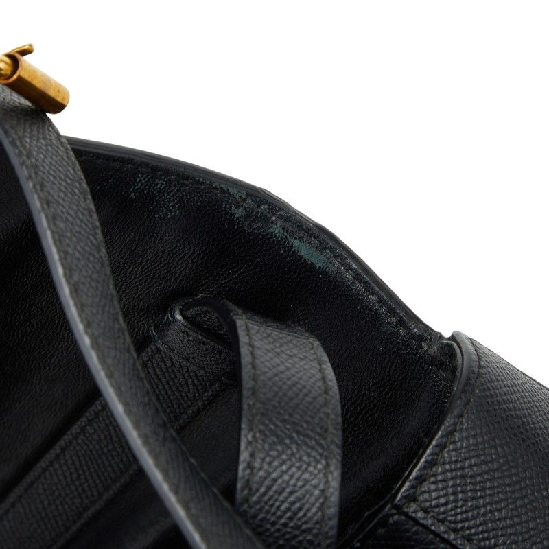 Balenciaga Ville Crossbody Shoulder Bag Black Leather — view 9
