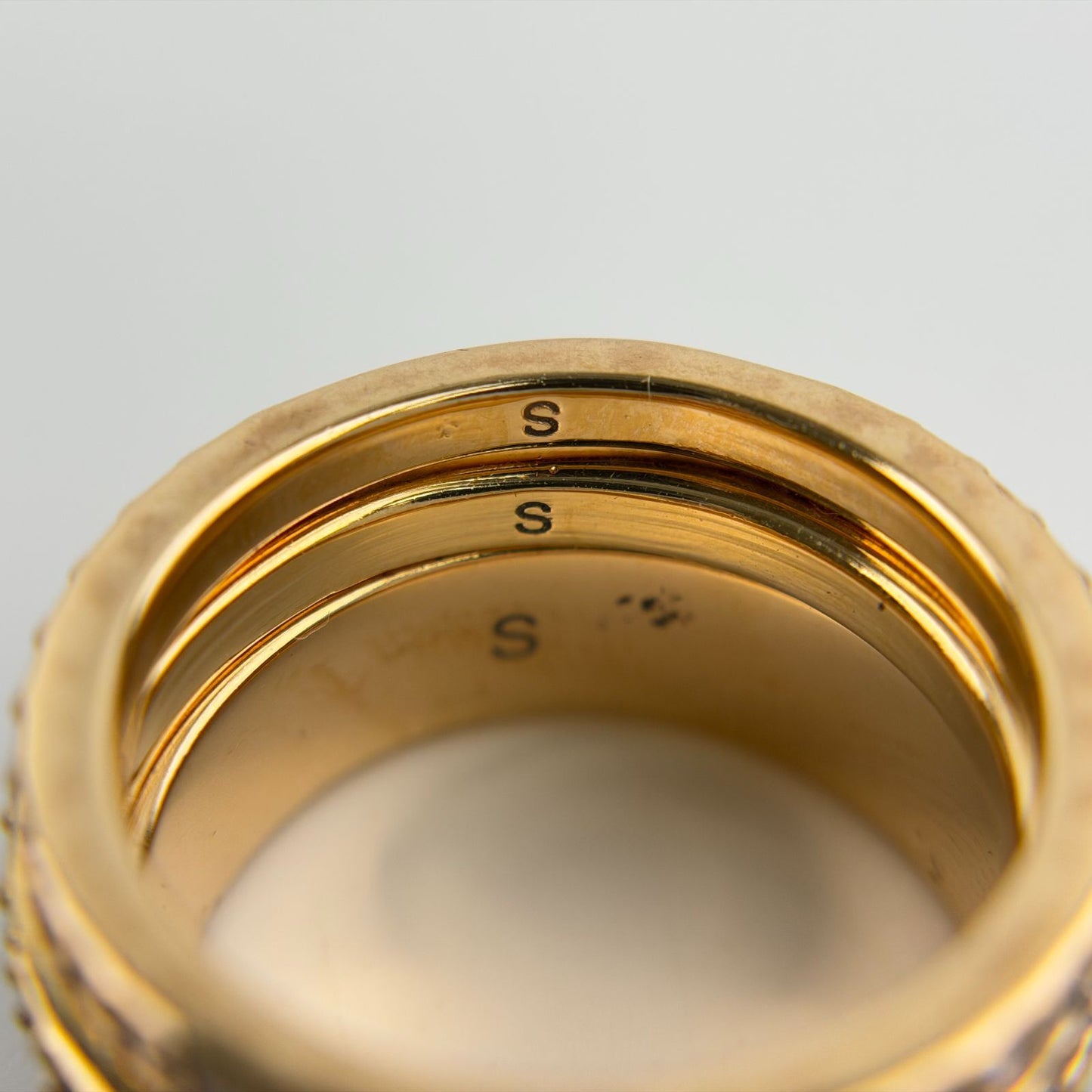 Dior Ring Set Gold Vintage — view 9