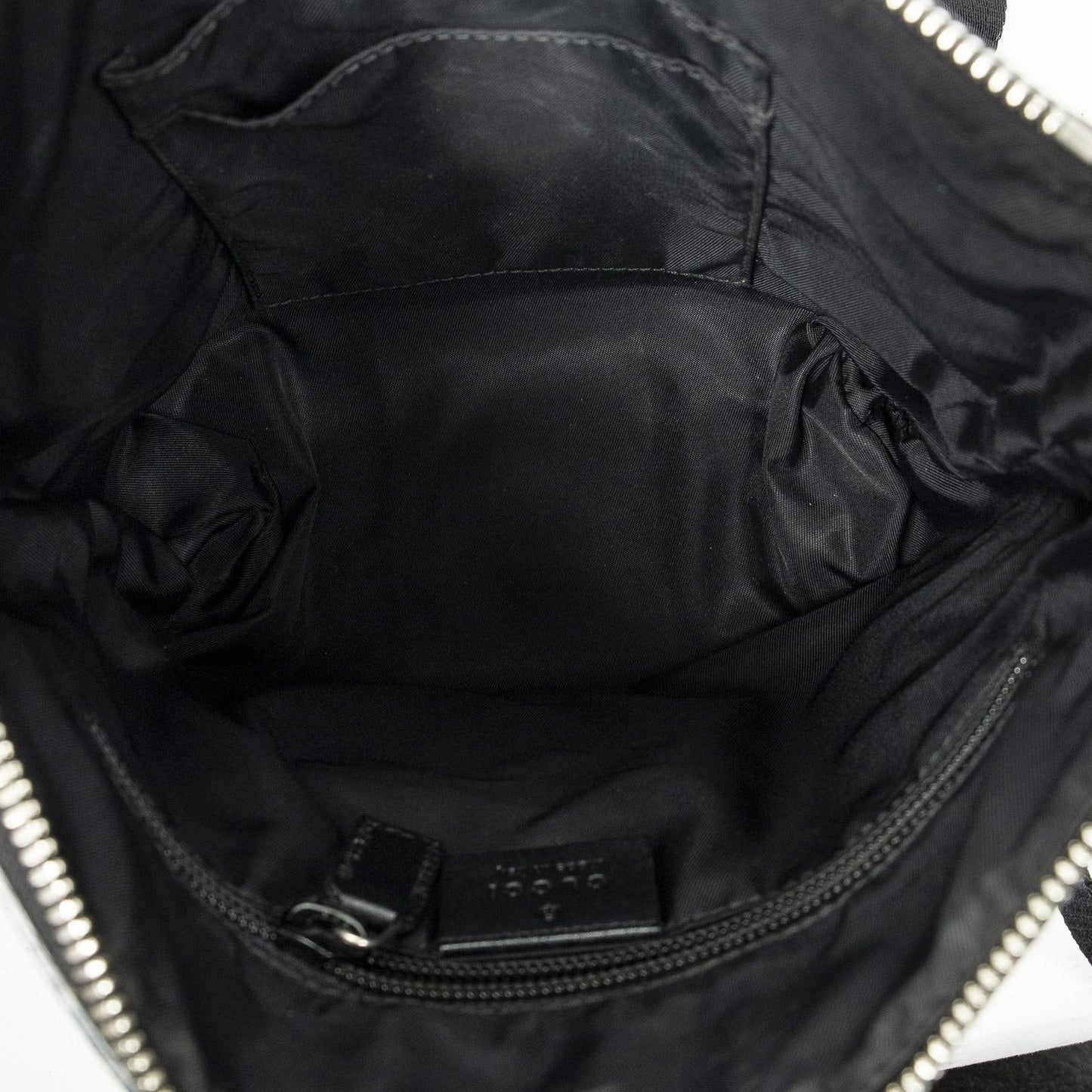 Gucci Small Web Square Messenger Black Beige Supreme Canvas — view 9