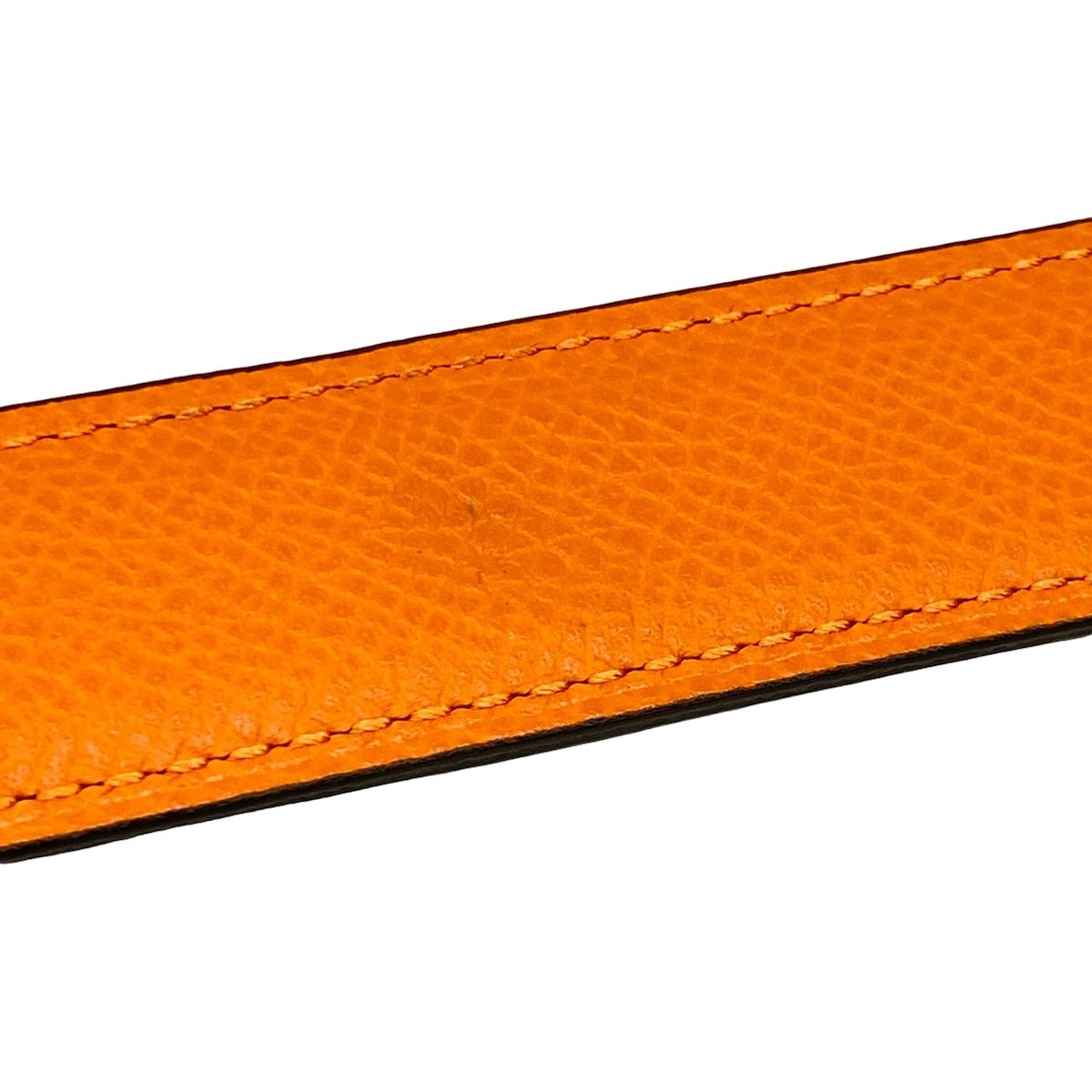Hermes Belt 80 Black Orange — view 5