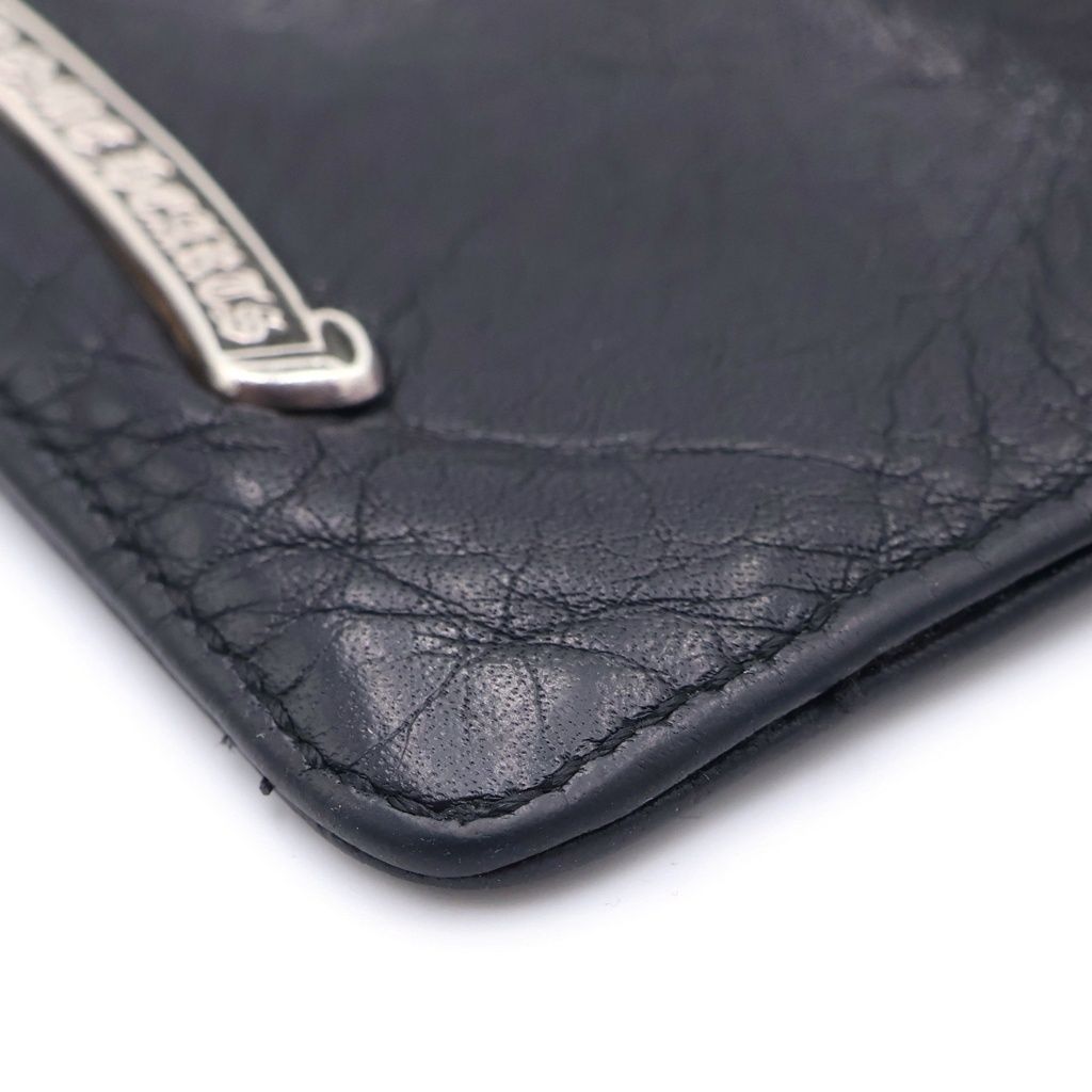 Chrome Hearts Zpr Chng Purse Change Daga Zip Coin Case Black — view 6