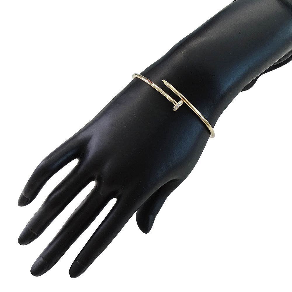 Cartier Bracelet Bangle Juste un Clou Small Yellow Gold 18 Polished — view 9