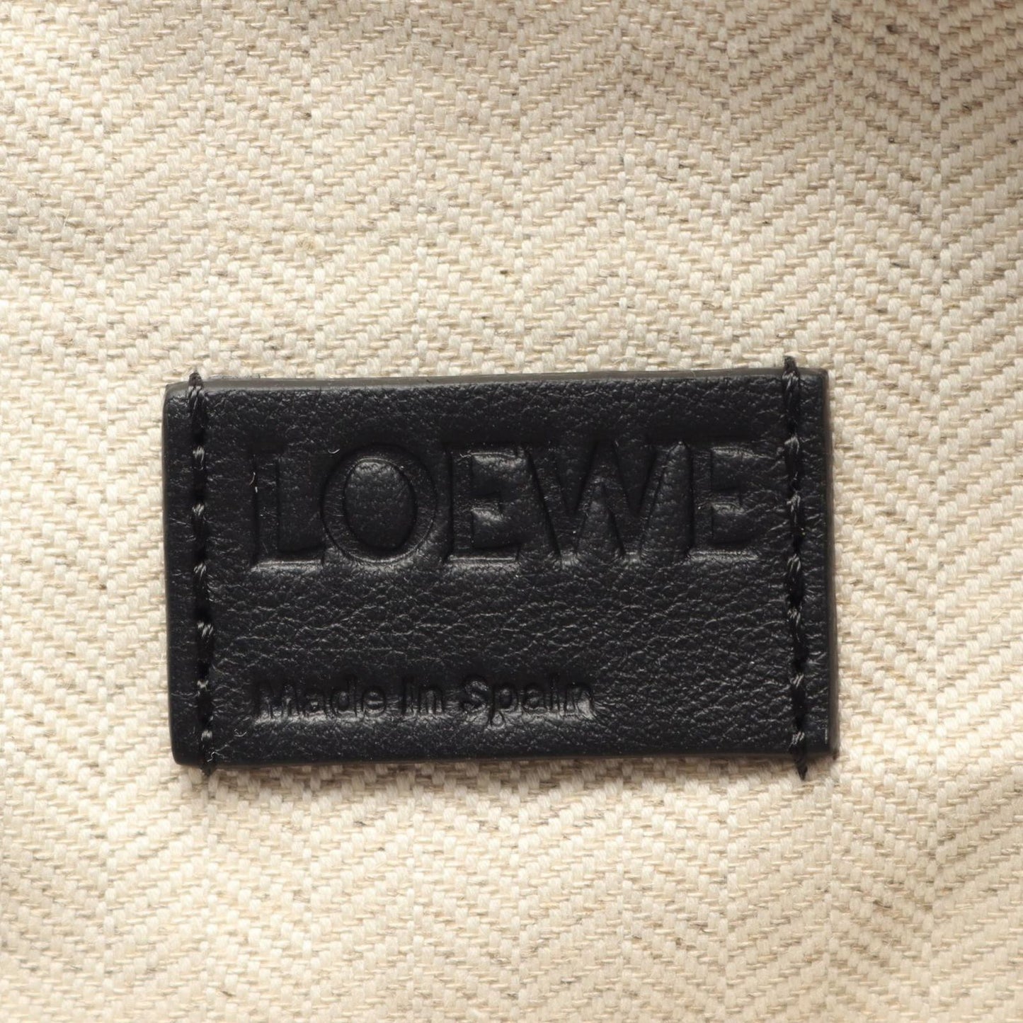 Loewe Handbag Puzzle Edge 2-Way Black Leather — view 4