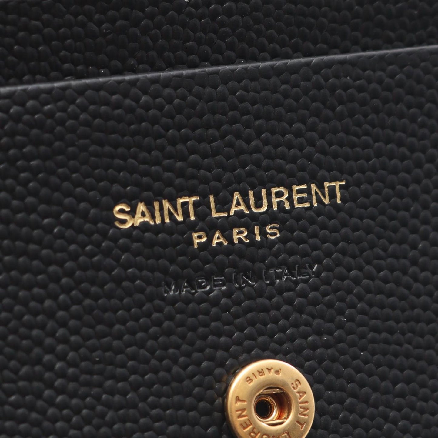 Saint Laurent Paris Bifold Wallet Monogram Black Leather — view 5