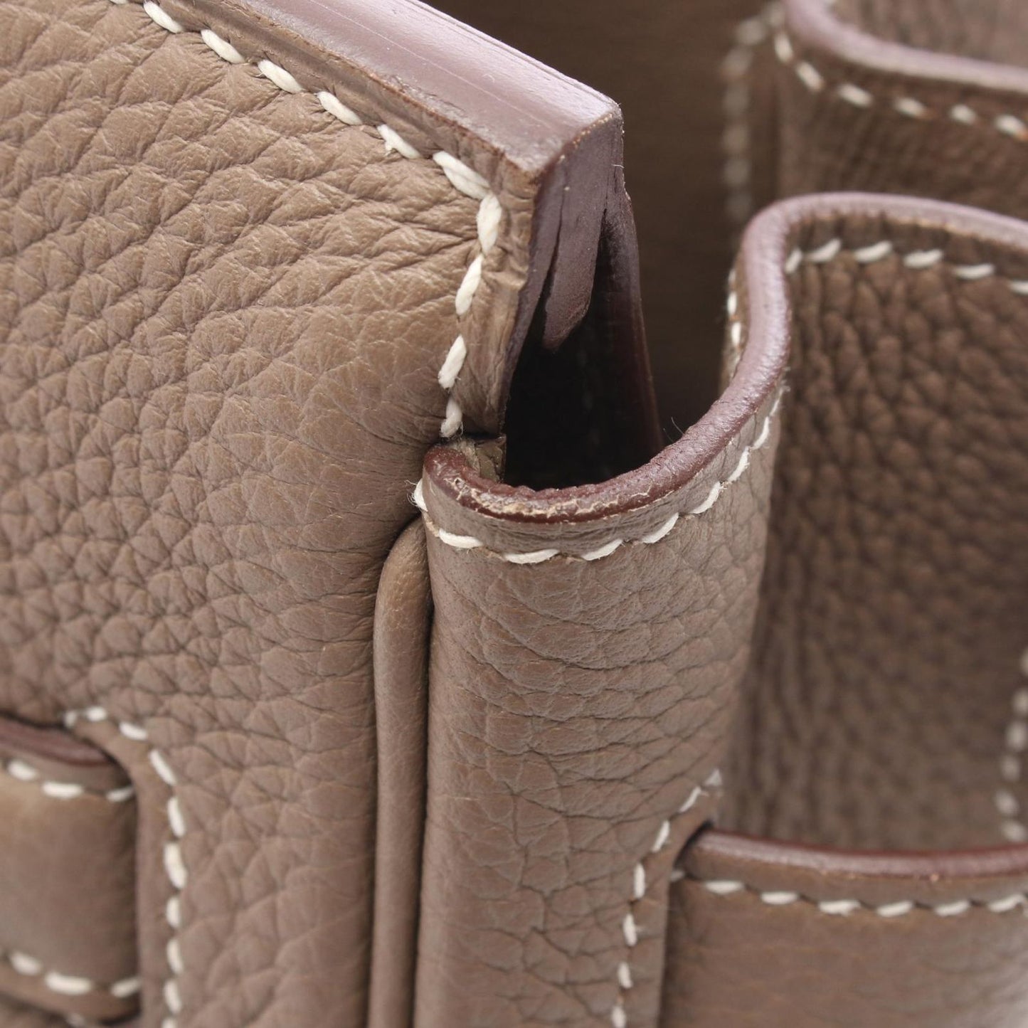 Hermes Handbag Birkin 30 Etoupe Leather — view 9