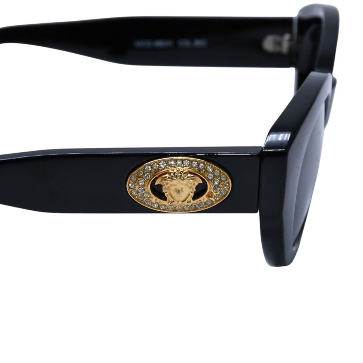 Versace Gianni Sunglasses Eyewear 480 852 Medusa Rhinestone Metal Acetate — view 8