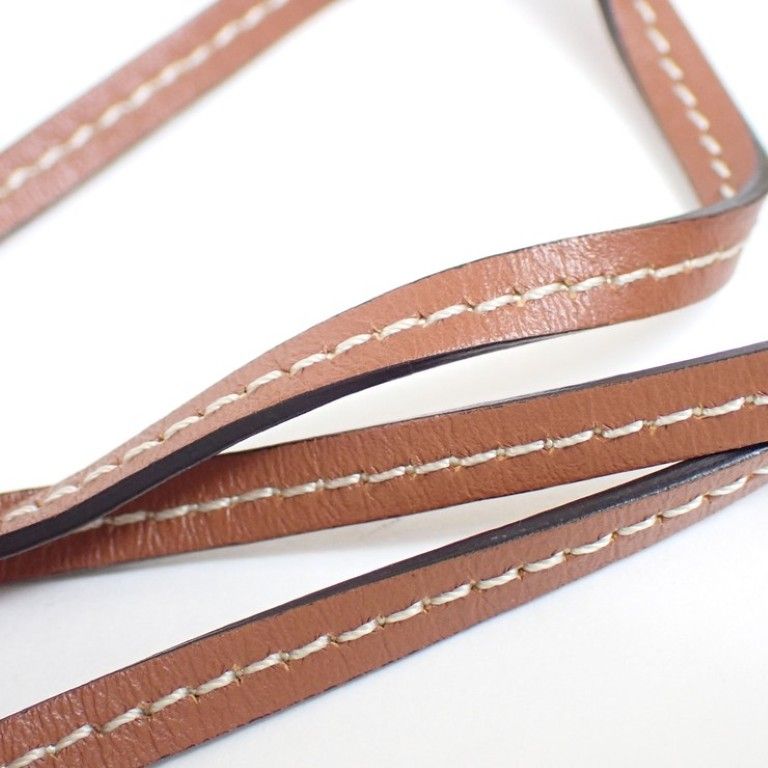 Celine Bag Charm Trio Nhu Brown Leather — view 5