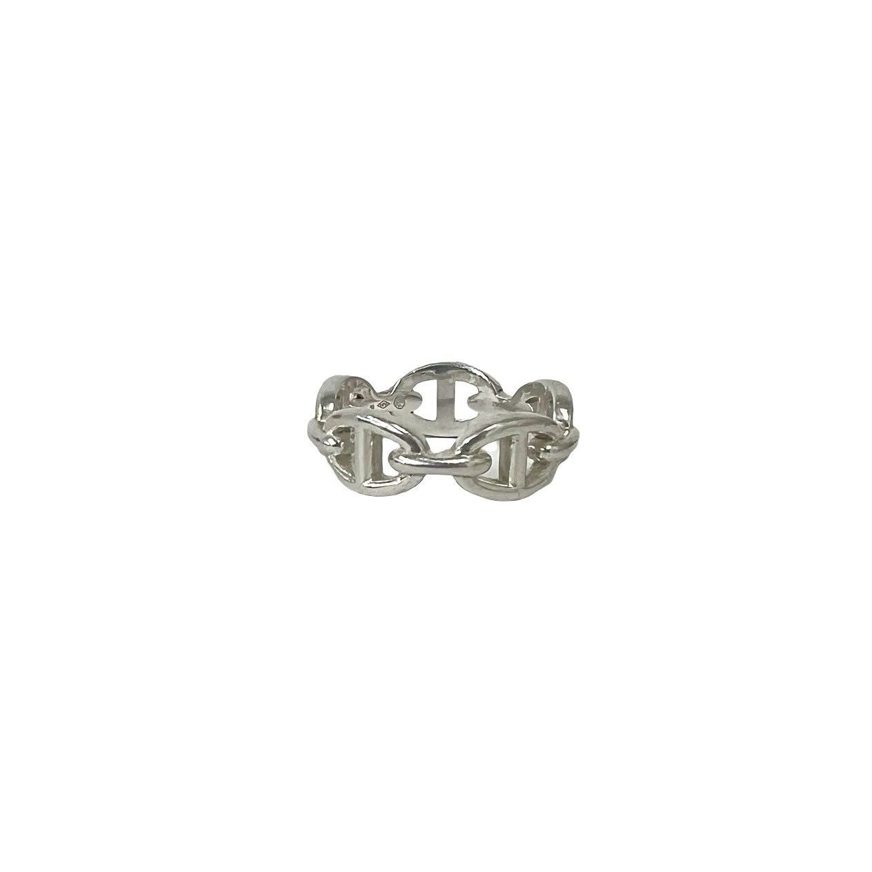 Hermes Chaine D'ancre Ring 925 Sterling Silver — view 6