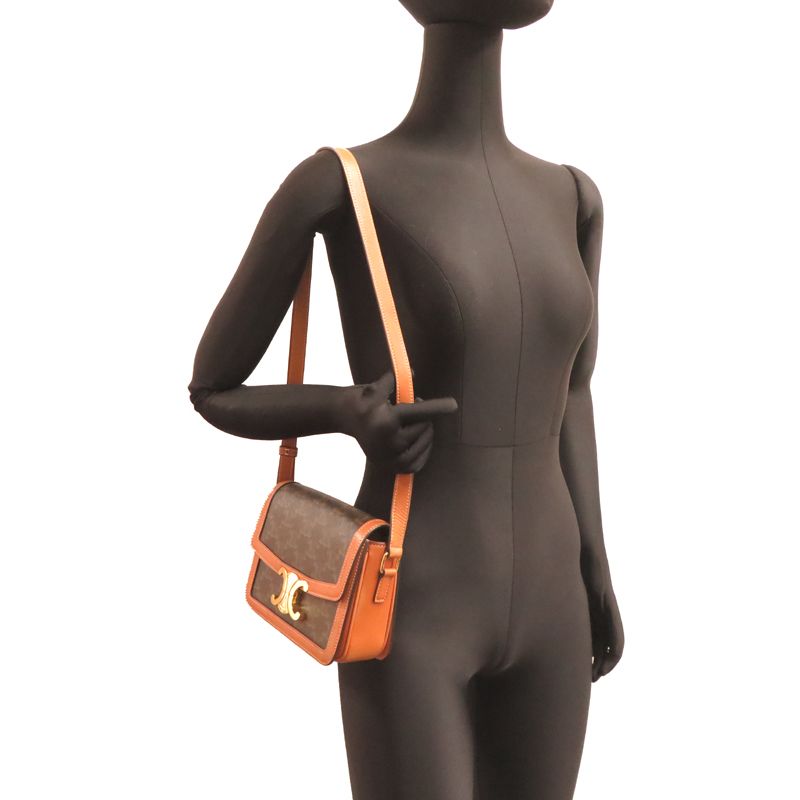 Celine Shoulder Bag Brown — view 9