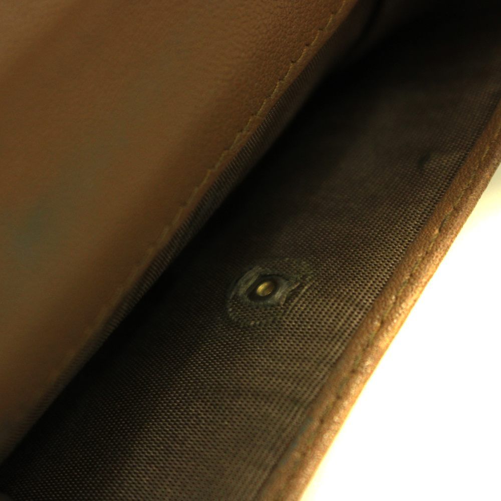 Prada Bifold Wallet Leather Logo Brown — view 9