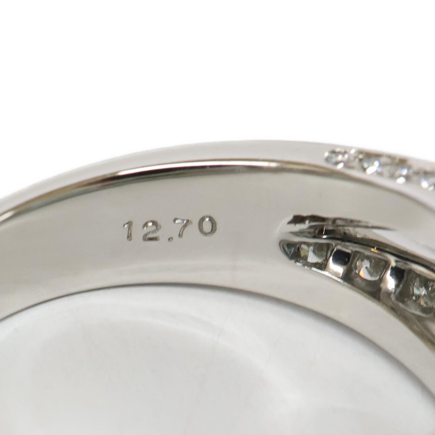 Harry Winston Aquamarine Pave Diamond Logo Ring No 14 — view 8
