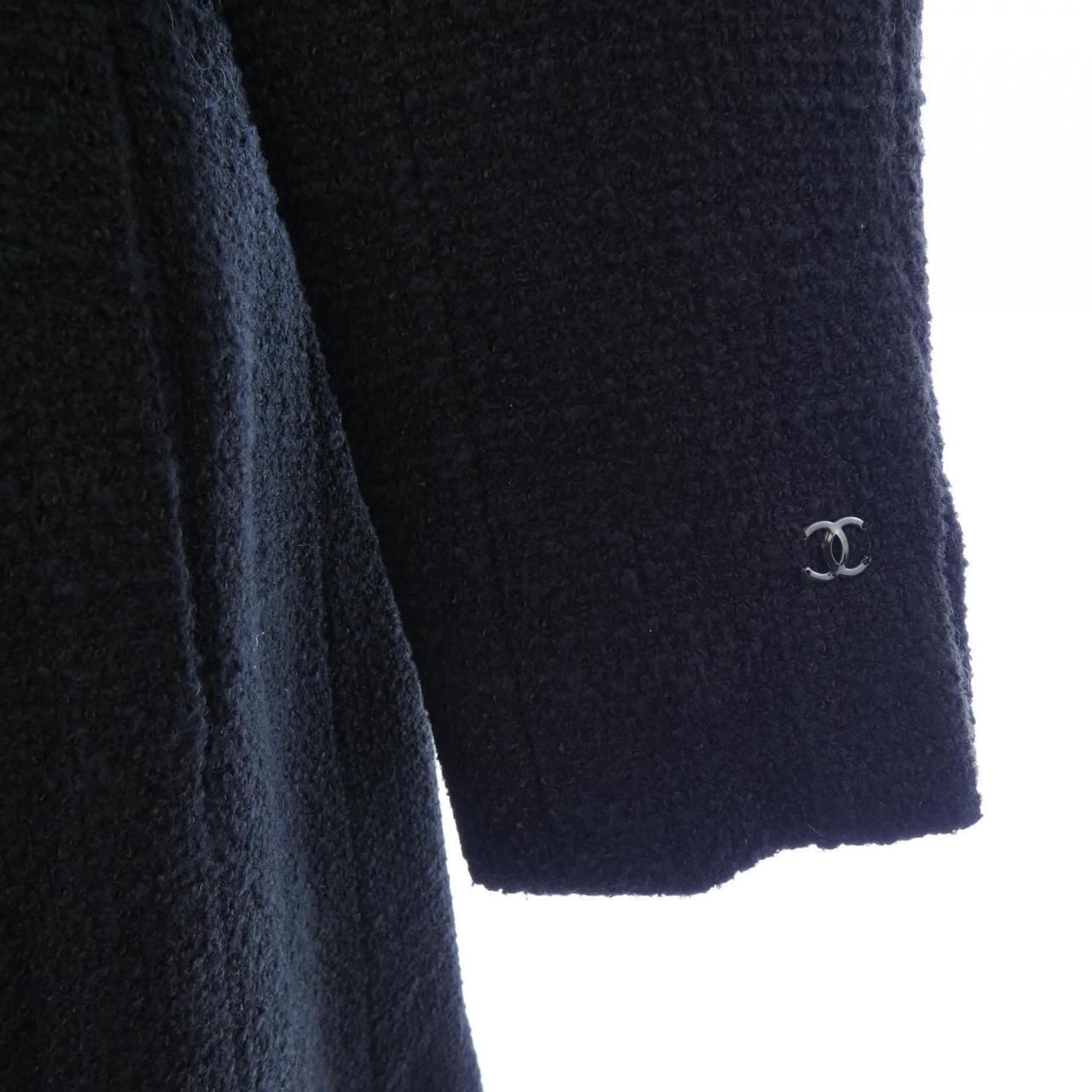 Chanel Vintage Coat Black — view 6