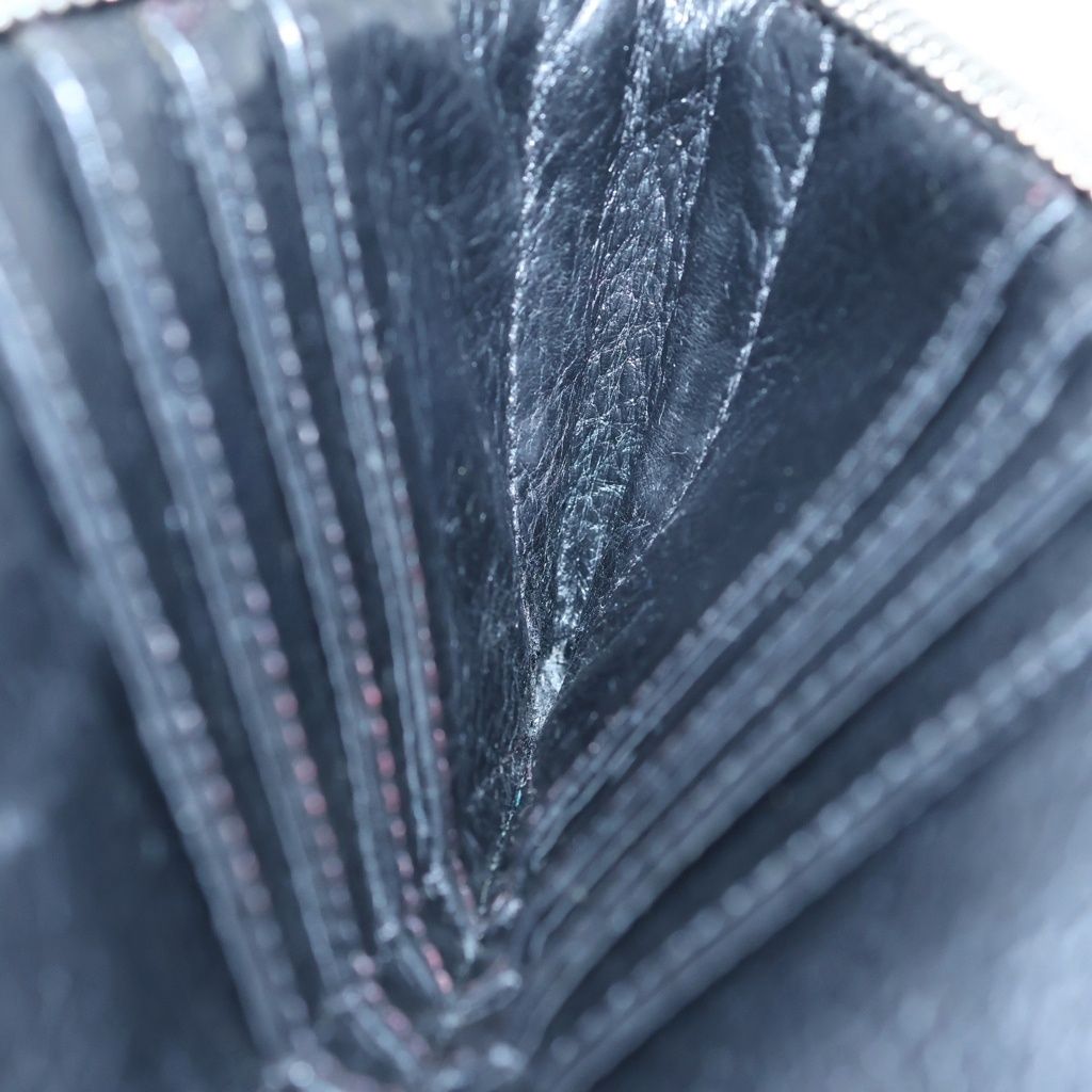 Chrome Hearts One Trillion Flareani Leather Coin Case Black — view 6