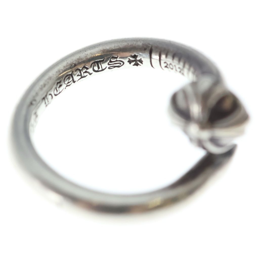 Chrome Hearts Nail Crsball Cross Ball Ring Silver — view 6