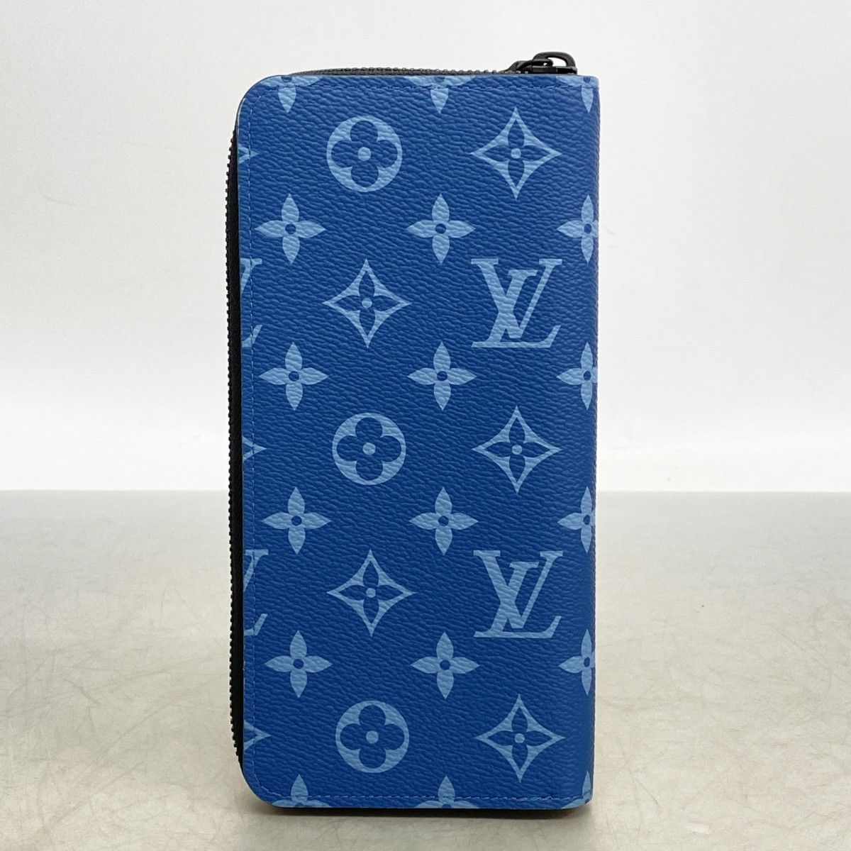 Louis Vuitton Wallet Monogram Zippy Vertical Blue — view 7