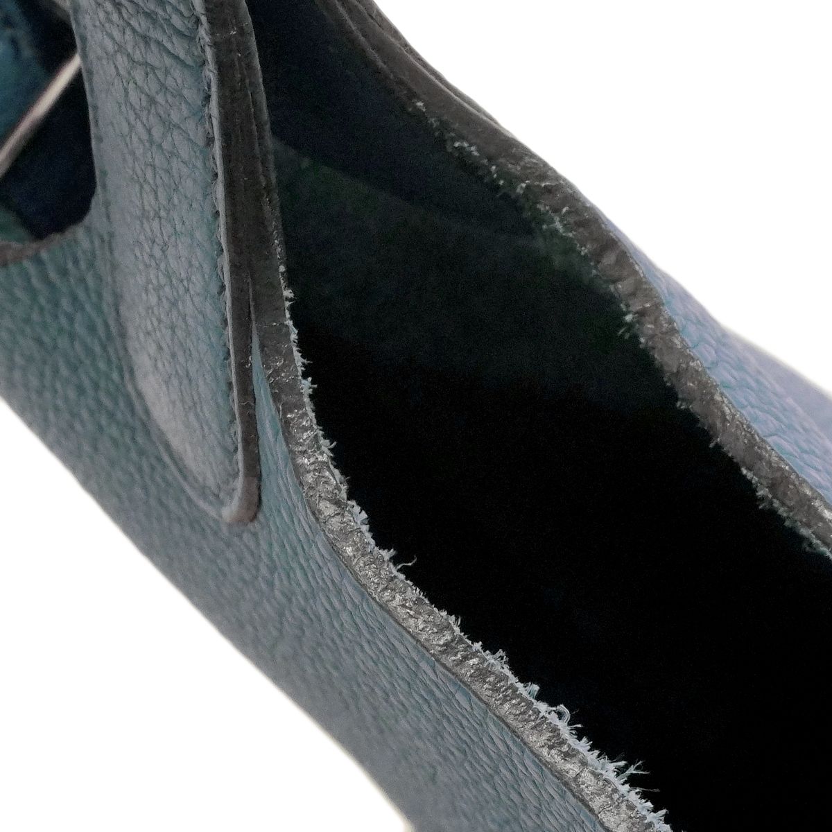 Hermes Handbag Picotin PM Taurillon Clemence Blue Brighton Silver — view 9