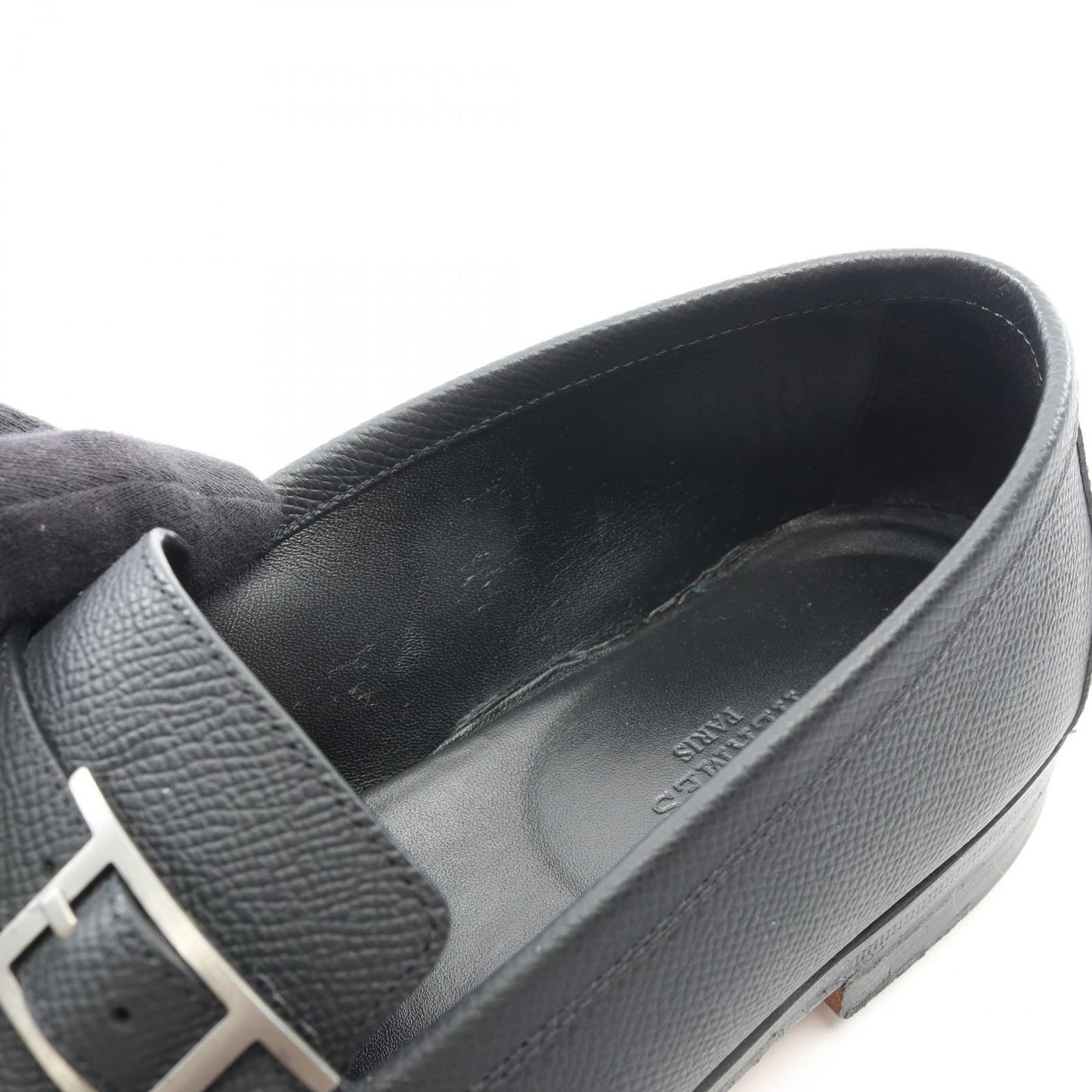 Hermes Moccasins Mont Loafers Black — view 9