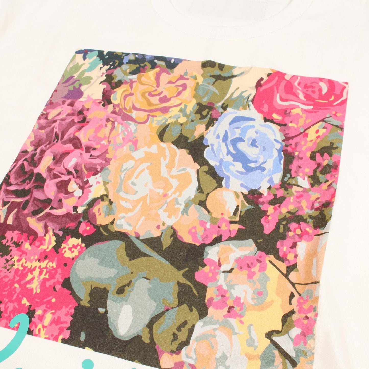 Louis Vuitton Short Sleeve T-Shirt Flower stoli Print Sweatshirt Cotton — view 6