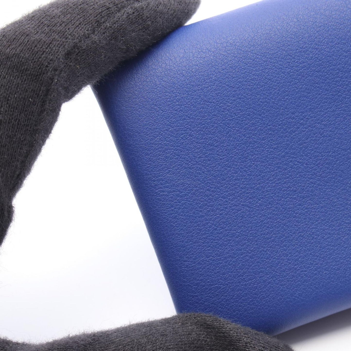 Hermes Coin Case Calvi Verso Blue Royale Mint Leather — view 8