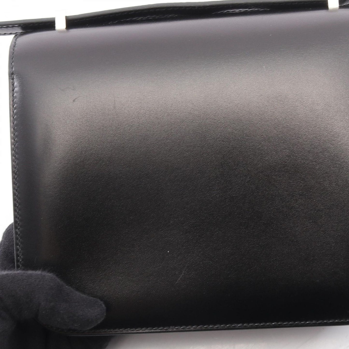 Hermes Shoulder Bag Constance 3 Mini Black Leather — view 8