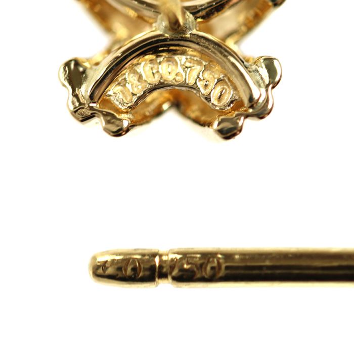 Tiffany & Co 18k Yellow Gold Signature Earrings — view 4