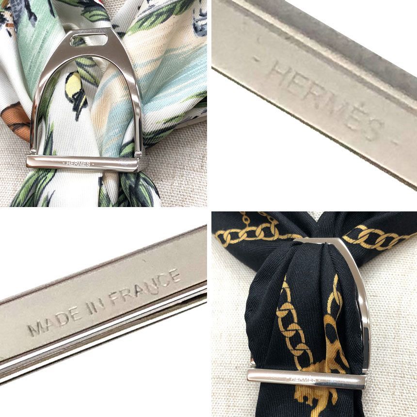 Hermes Scarf Ring 90 Etrier Stirrup — view 3