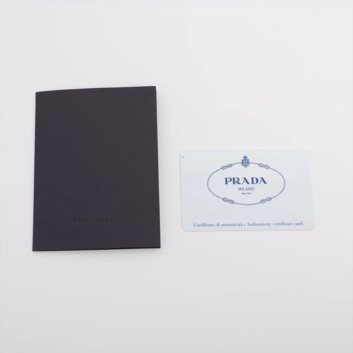 Prada Saffiano Leather Triangle Coin Purse — view 7