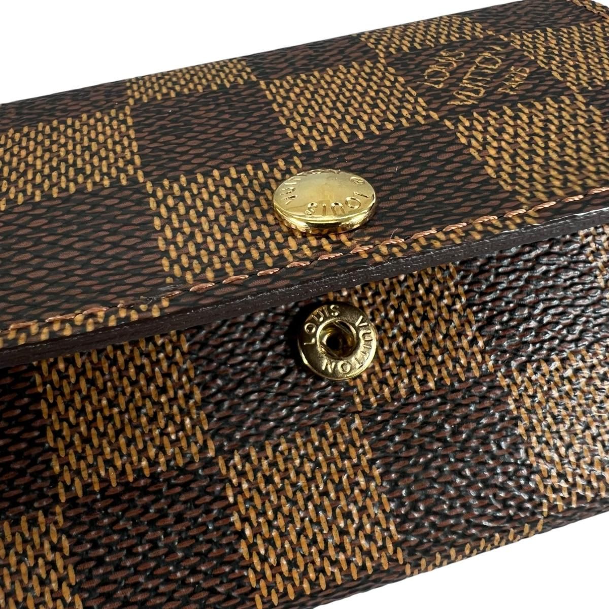 Louis Vuitton Damier Key Case for 6 Multicles 6 Brown Key Holder — view 9