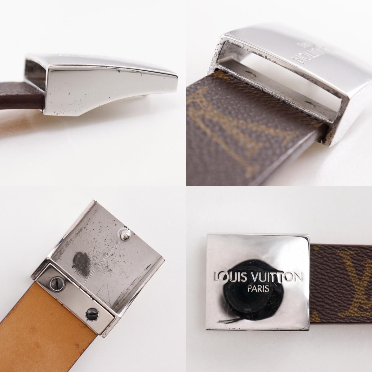 Louis Vuitton Ceinture Carre Monogram Canvas Brown Belt — view 9