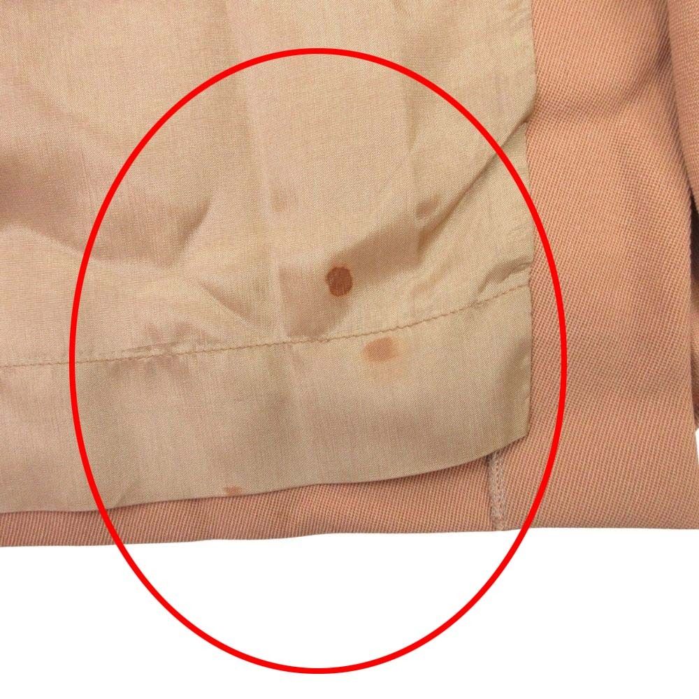 Hermes Vintage Wool Wrap Skirt Envelope Calf Length Semi Tight 40 Light Brown — view 9