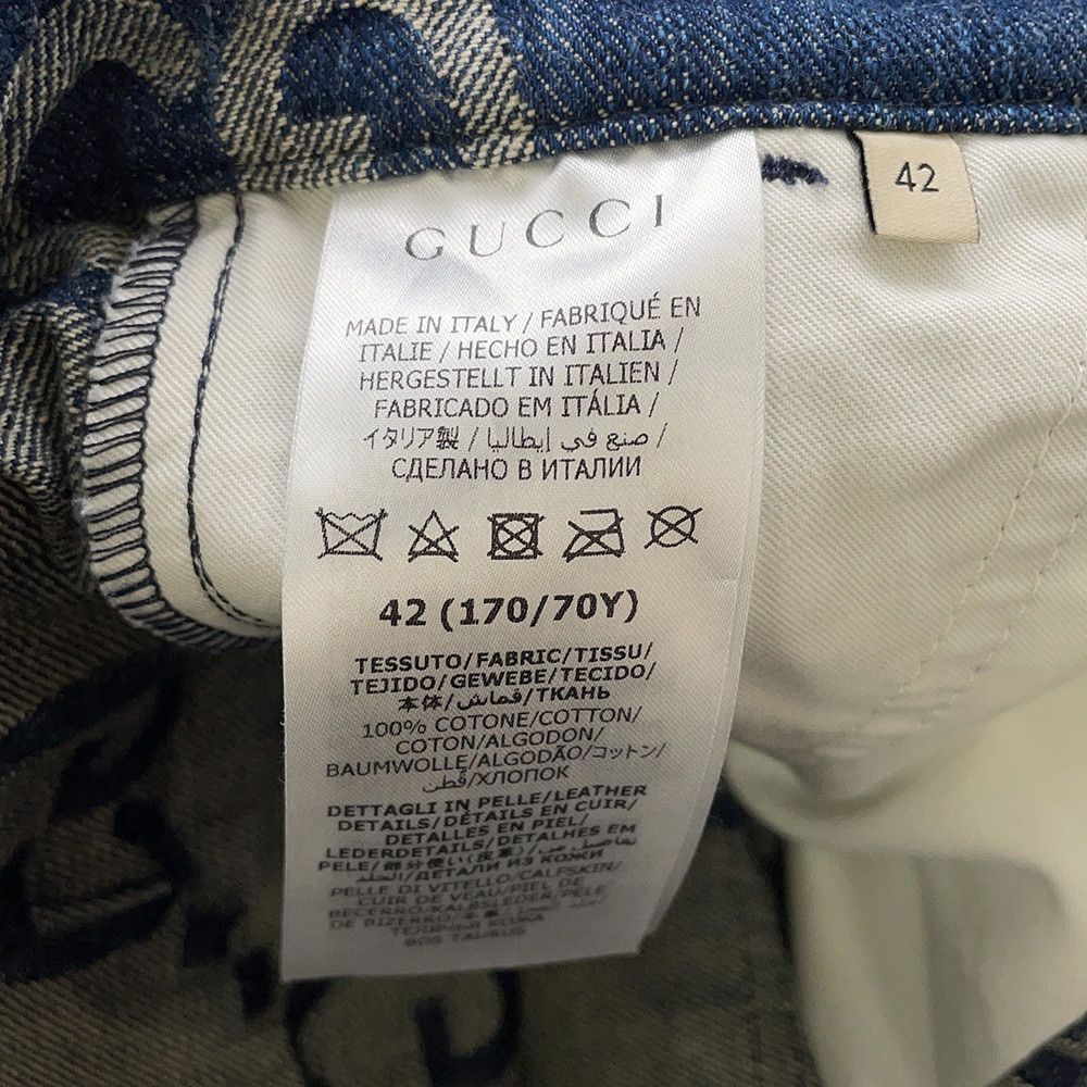 Gucci Pants GG Denim Shorts Cotton 42 — view 9