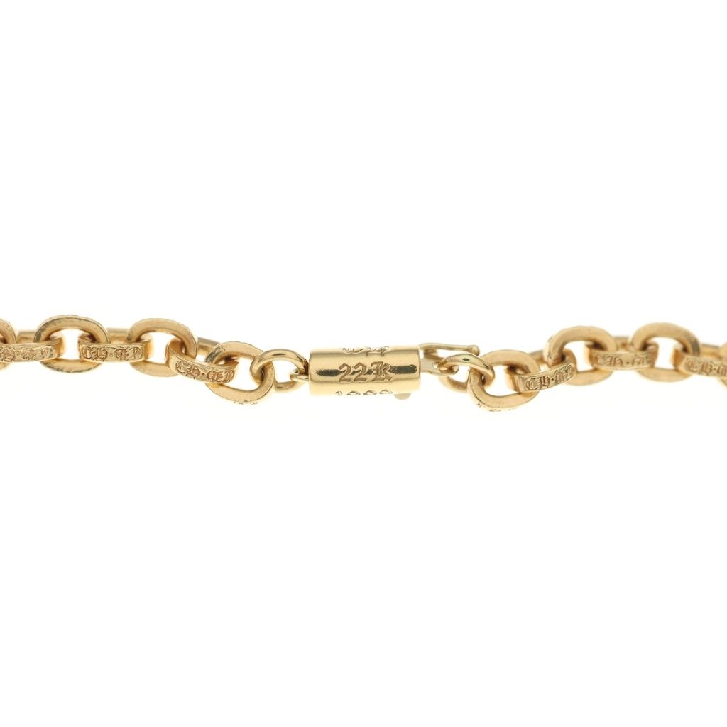 Chrome Hearts 22k Paper Chain 22 Gold Necklace — view 6