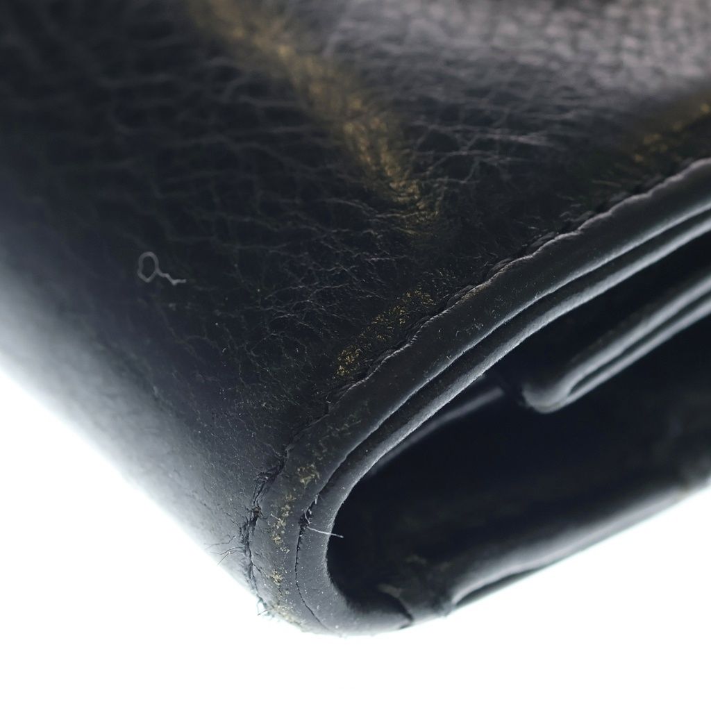 Chrome Hearts Wave Leather Wallet Black — view 6
