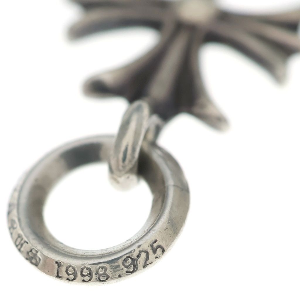 Chrome Hearts Tiny CH Cross Charm Pendant Silver — view 6