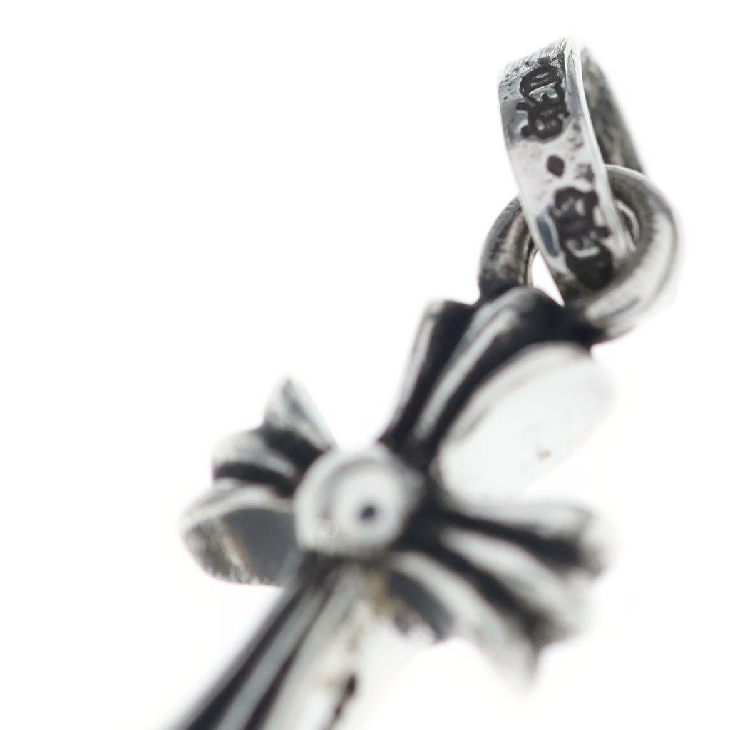 Chrome Hearts Crs Baby Fat Cross Pendant Silver — view 6