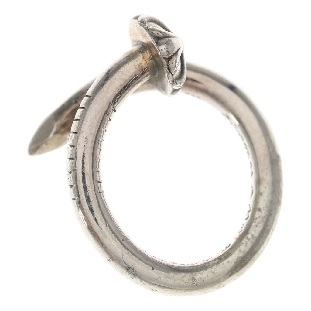 Chrome Hearts Nail Crsball Cross Ball Ring Silver — view 6