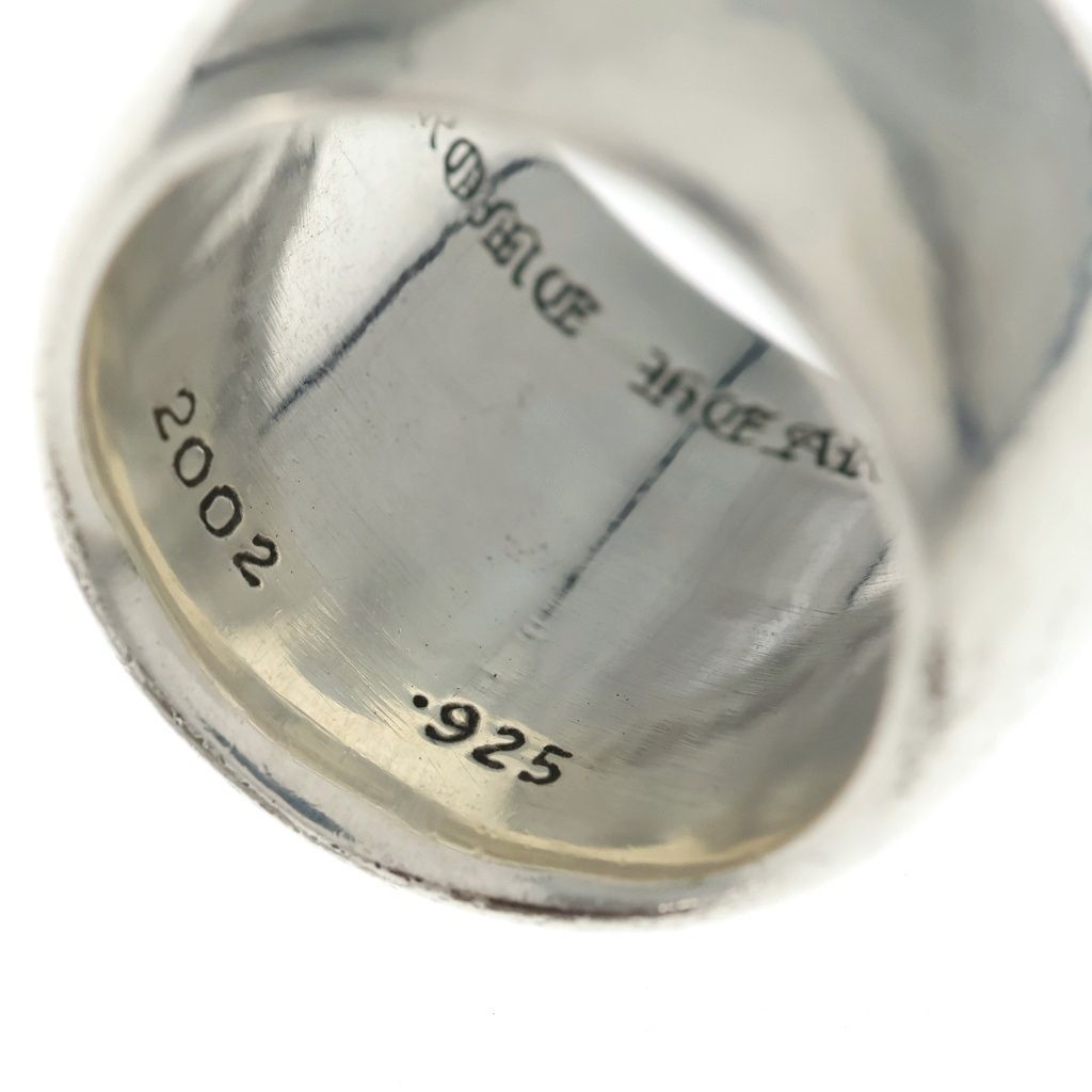 Chrome Hearts Classic Oval Cross Ring Silver — view 6