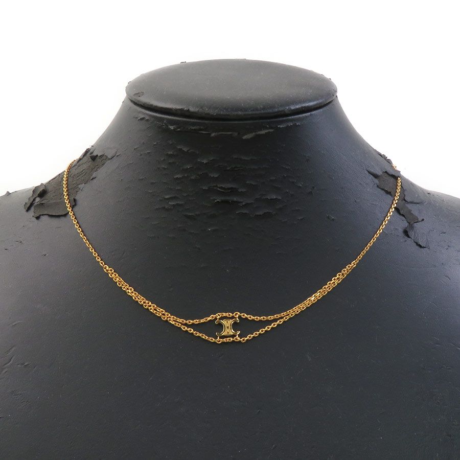 Celine Necklace Trio Gold — view 8