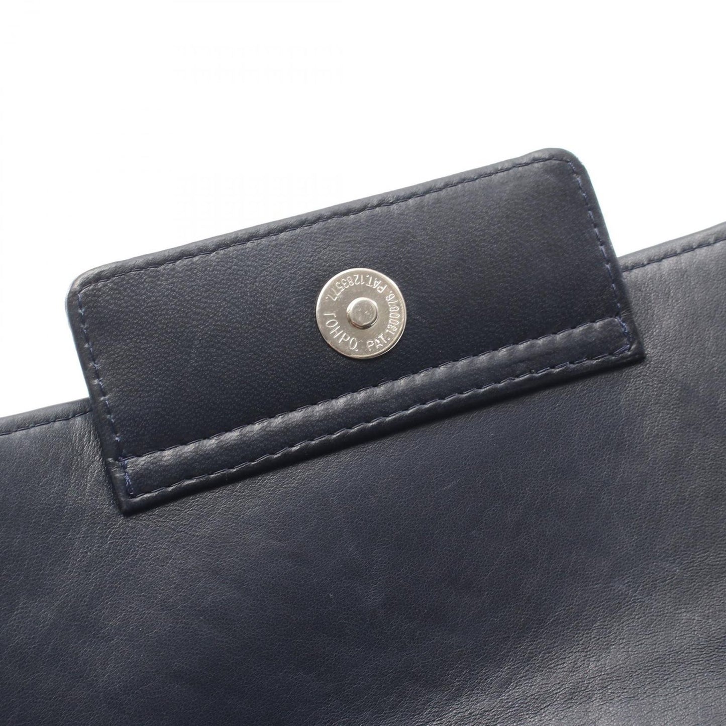 Bottega Veneta Shoulder Bag Intreccia Navy Leather — view 9