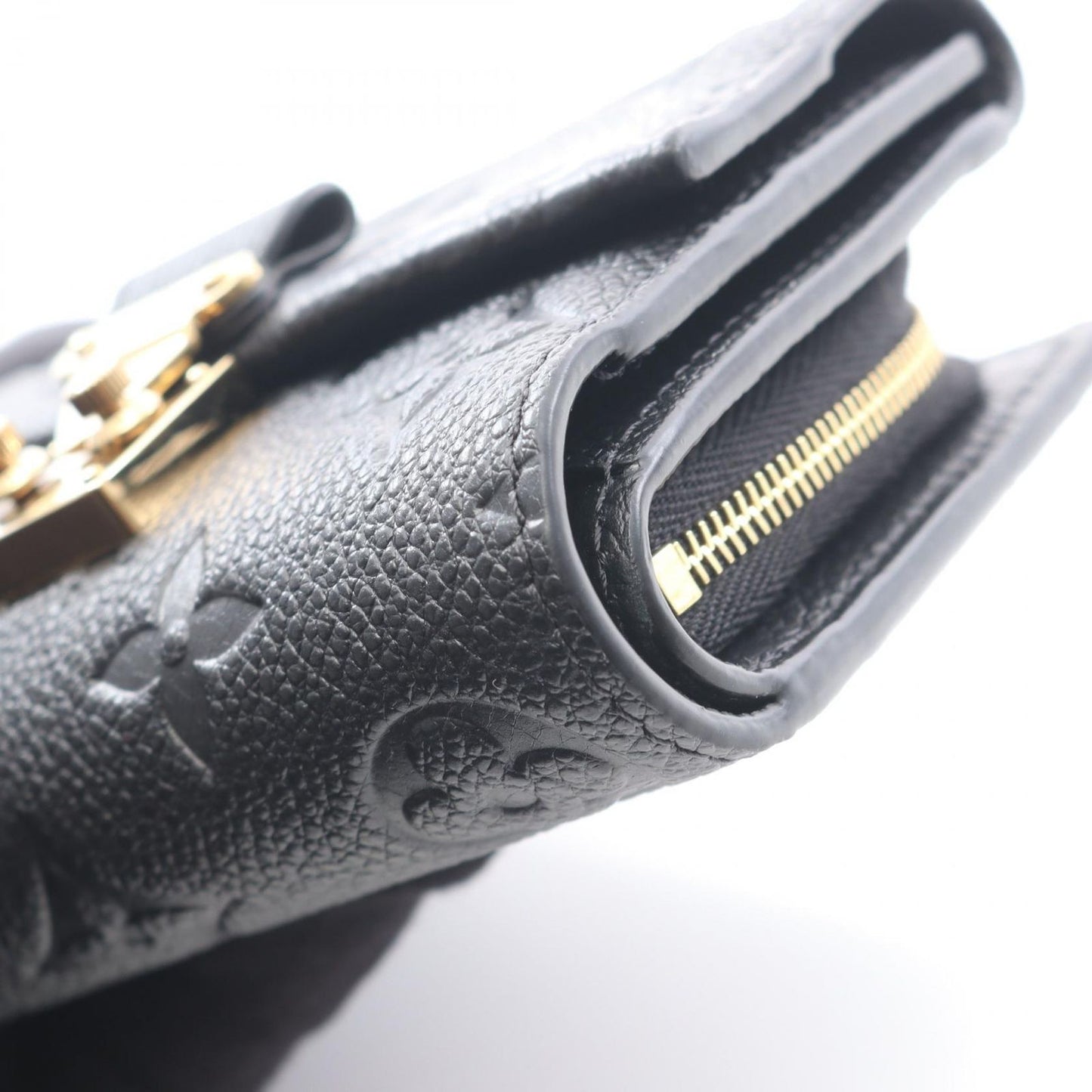 Louis Vuitton Tri Foldwallet Portefeuille Metis Compact Noir Leather — view 8