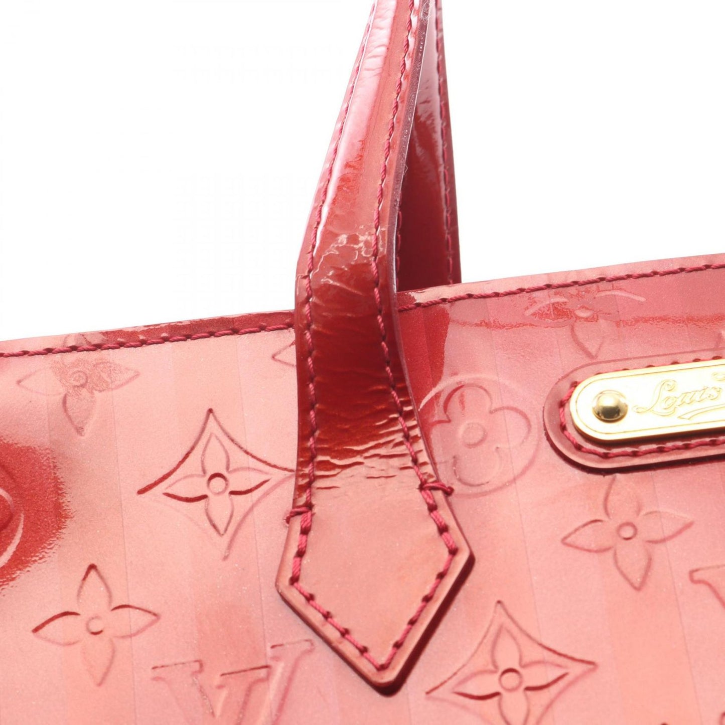Louis Vuitton Handbag Wi PM Pomme D'amour Leather — view 9